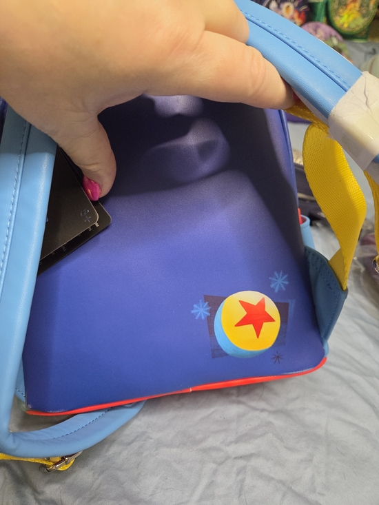 Loungefly Pixar Shorts Mini Blue Yellow Red Mini Backpack